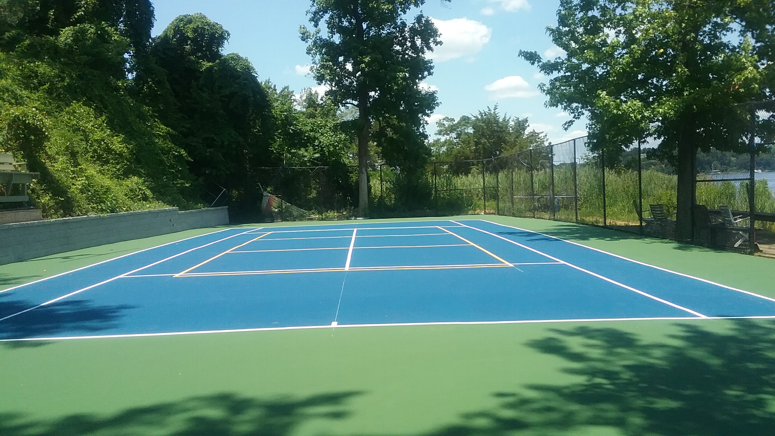 Commercial Tennis Court Construction